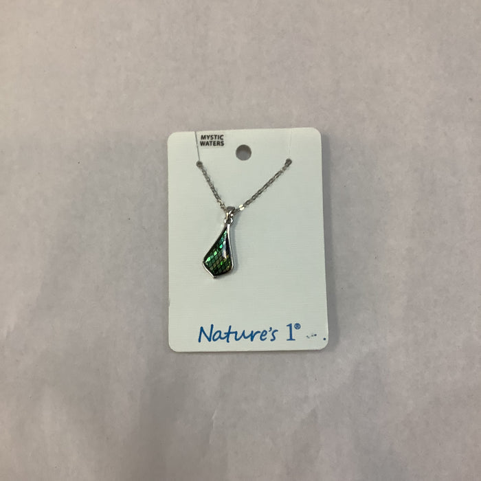 Necklace - MPP 504 - Lattice Tear Drop