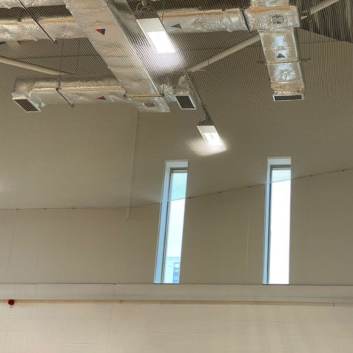 Sports Netting for Indoor Sports Hall or Gym | Overhead ceiling vent-protection nets