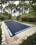Inground Rectangular Pool Leaf Net Cover