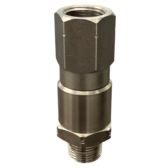 Inline Swivel 3/8 Stainless Steel