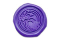 Japanese Kamon Kakisubata Flower Wax Seal Stamp - Backtozero B20 - Botanical, floral, Flower, Japanese, japanese family crest, Kamon, Nature, Signature, signaturehandle