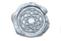 Japanese Kamon Kamashiki Linked Rings Deco - Backtozero B20 - Decorative, him, japanese family crest, Kamon, link, ring, Signature, signaturehandle, Silver
