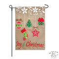Joy of Christmas Burlap 2-Sided Garden Flag - Posh West Boutique