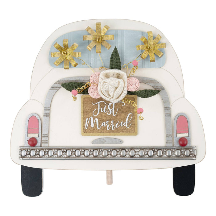 Just Married Car with Sparklers Topper - Posh West Boutique