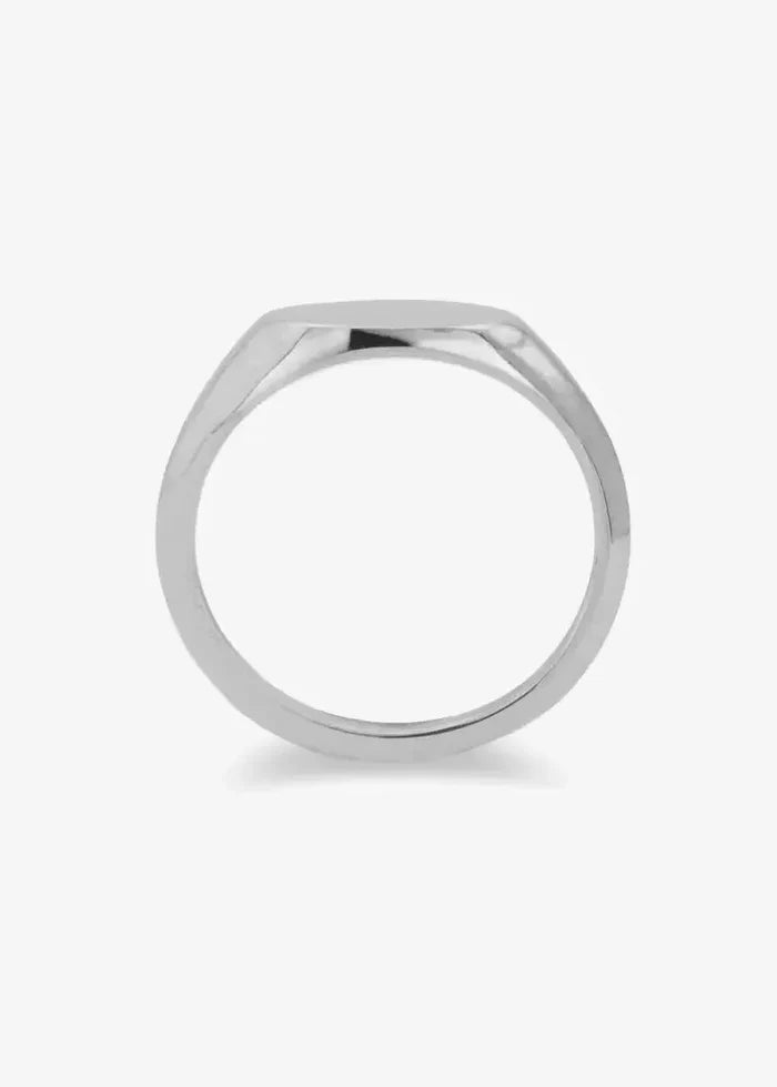 LADHA - Jorie Signet Ring - Silver-LADHA Jewelry-treehaus