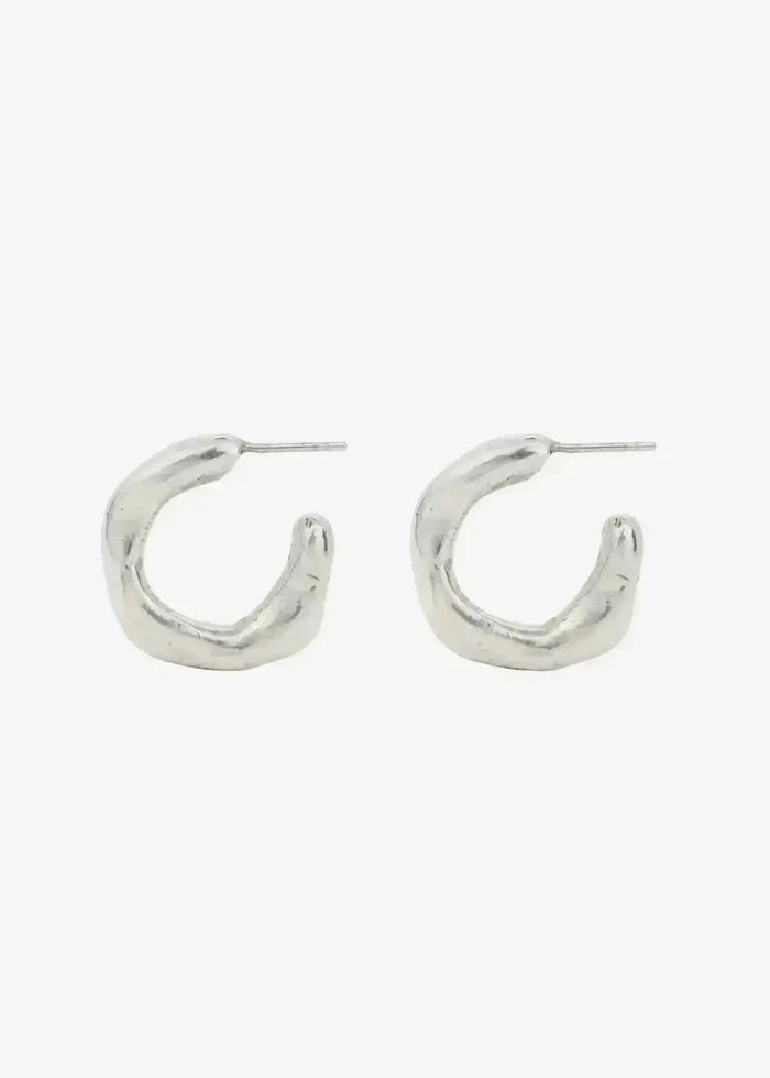 LADHA - Maji Hoop - Silver-LADHA Jewelry-treehaus