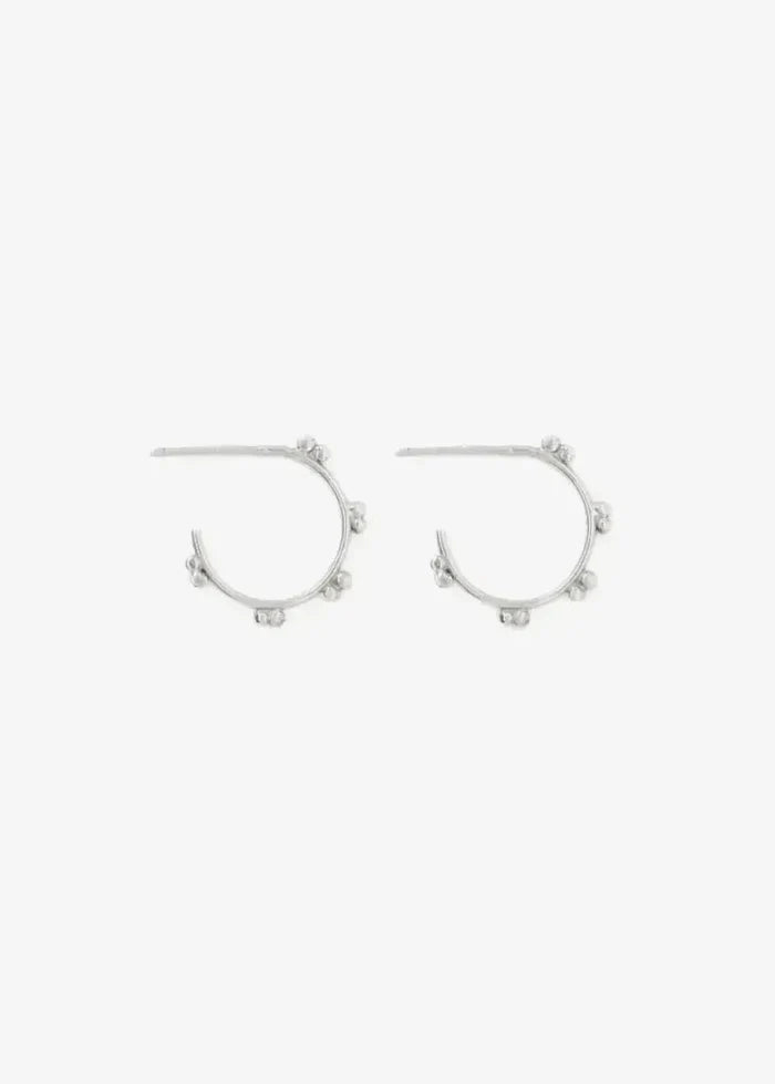 LADHA - Mini Marais Hoop - Silver-LADHA Jewelry-treehaus