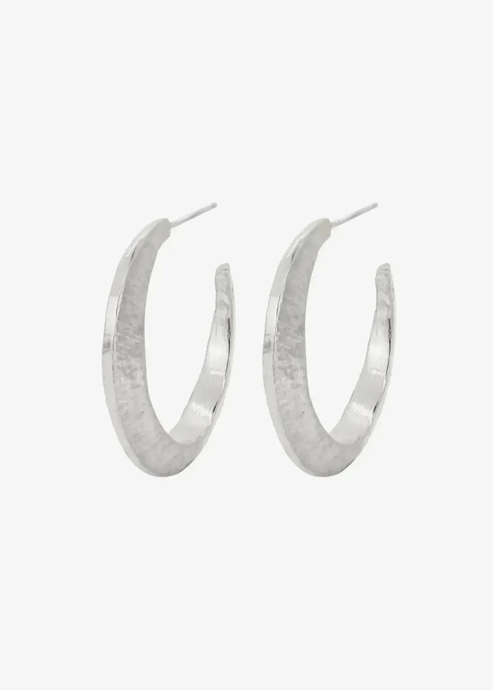 LADHA - Nairobi Hoop - Silver-LADHA Jewelry-treehaus