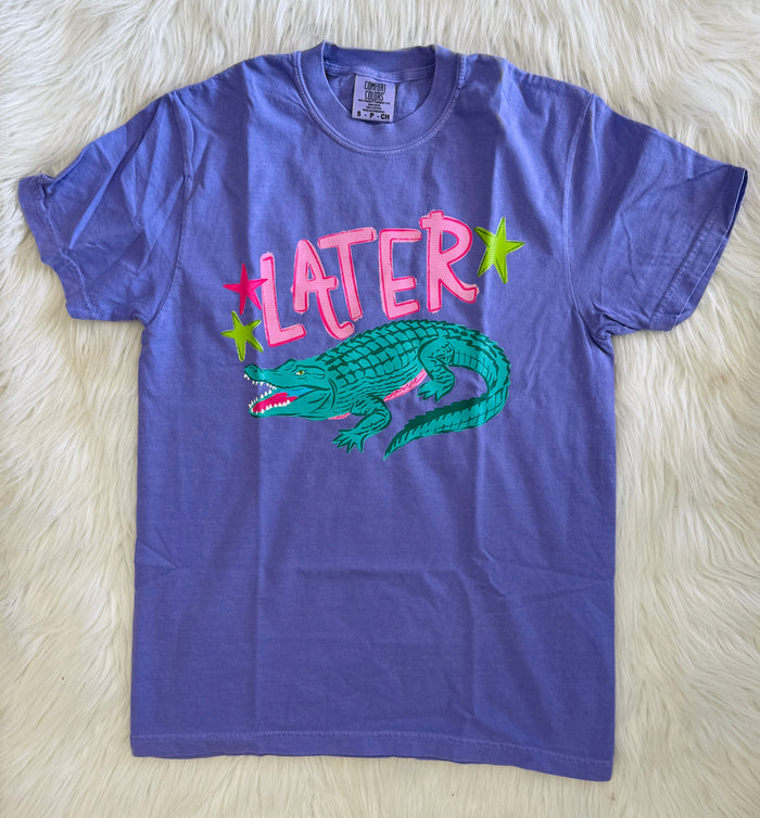 Later Gator Violet Tee
