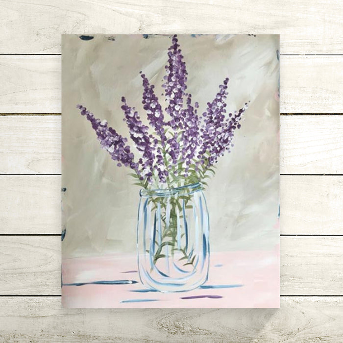 Lavender in a Vase DIY Painting Kit