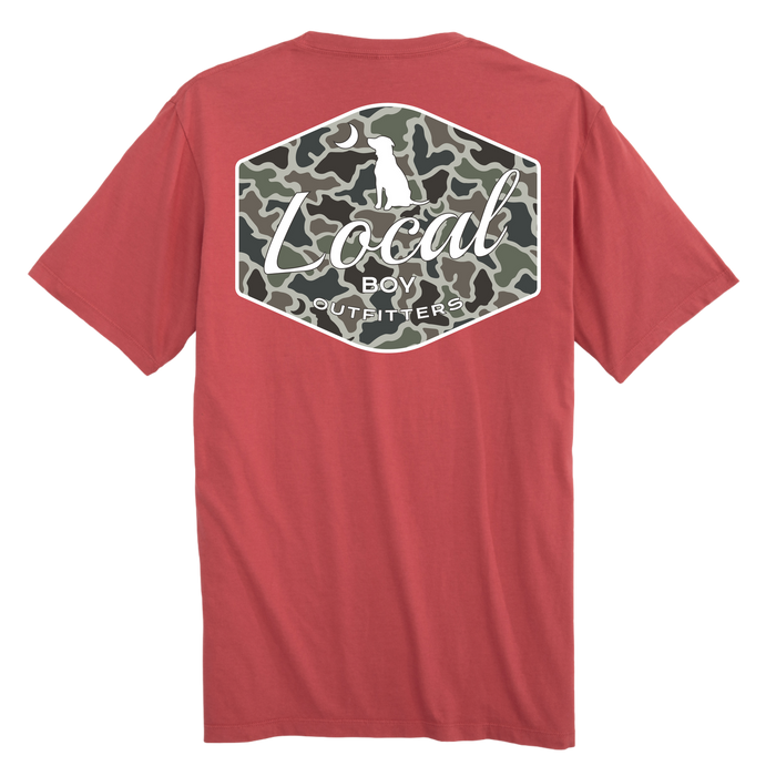 LB|YTH Dog & Moon Camo Tee