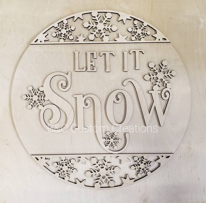 Let it Snow Round