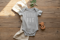 Little Bug Grey Onesie – Bright Earthy Cover
