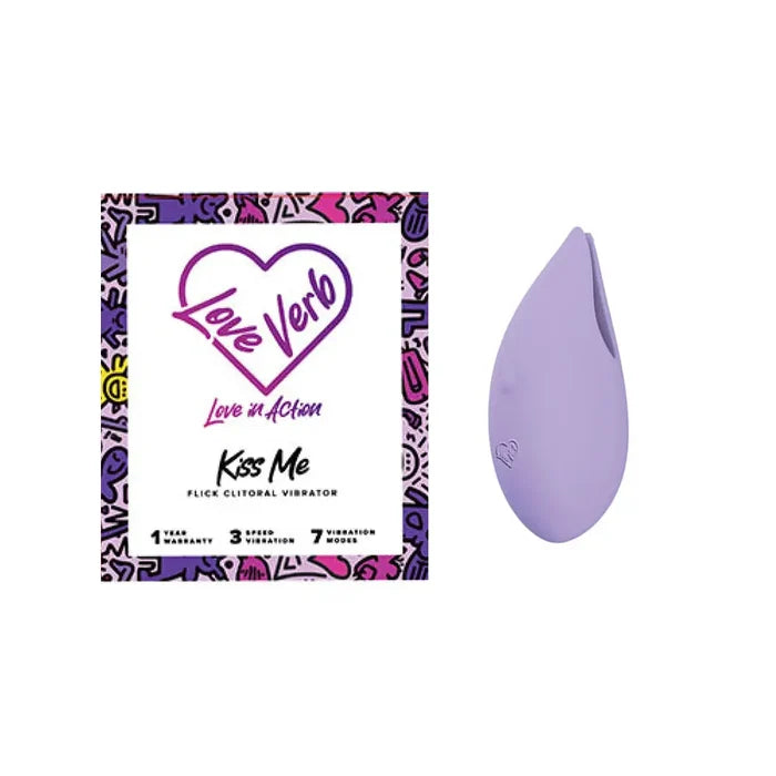 Kiss Me Copper - Infused Flick Clitoral Vibrator - Lilac