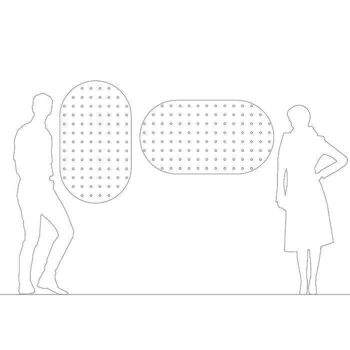 Lozenge Shape Pegboard