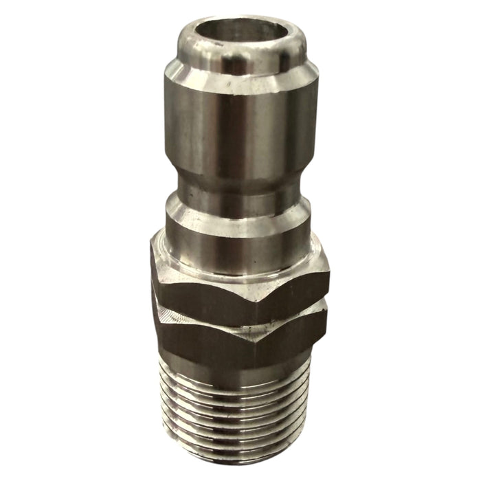 Male Plug 1/4 Stainless Steel