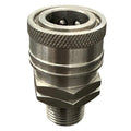 Male Socket 1/4 Stainless Steel