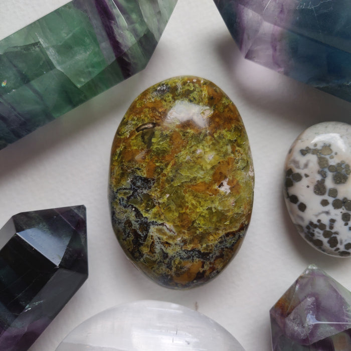 Matrix Green Opal Palm Stone (#3) - Simply Affinity