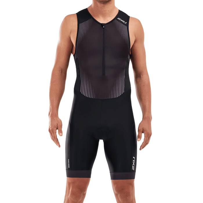 Mens 2xu performance trisuit black & shadow