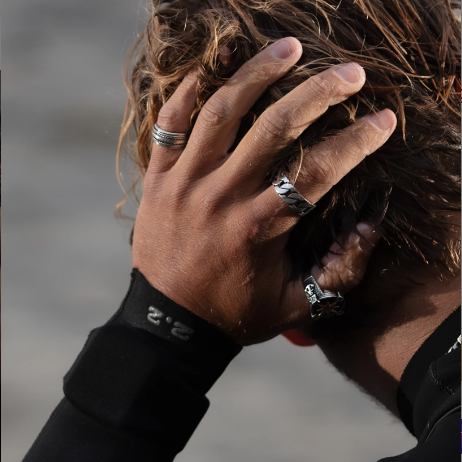 Men's Silver Link Ring
