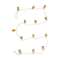 Metal Bell Garland with Black and White String - Posh West Boutique