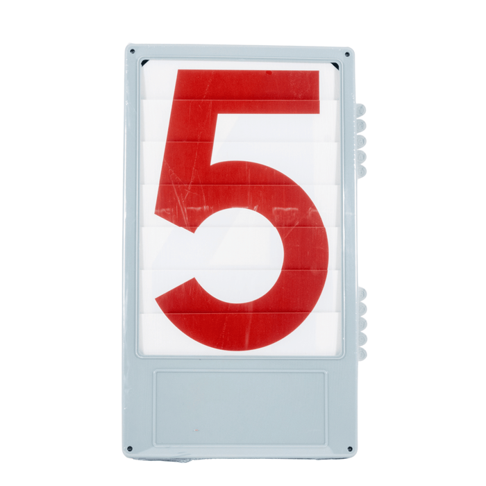 Meteor Slatted Number Unit