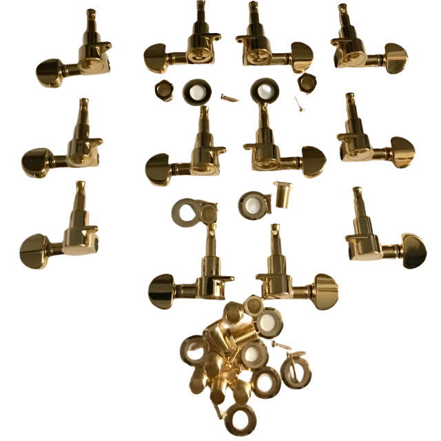 MINI GROVER MACHINE HEADS - 205 Series Cole Clark 12 String Gold