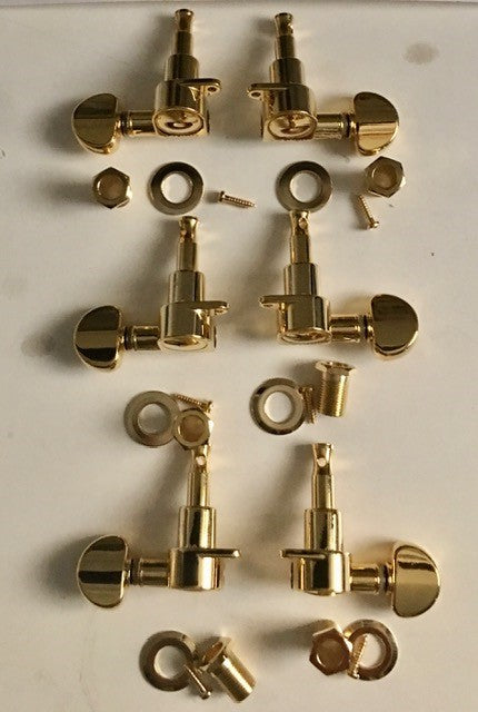 MINI GROVER MACHINE HEADS - 205 Series LL Mini Guitar Chrome