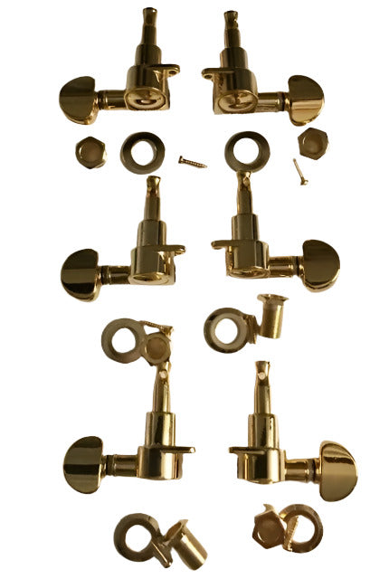 MINI GROVER MACHINE HEADS - 205 Series LL Mini Guitar Gold