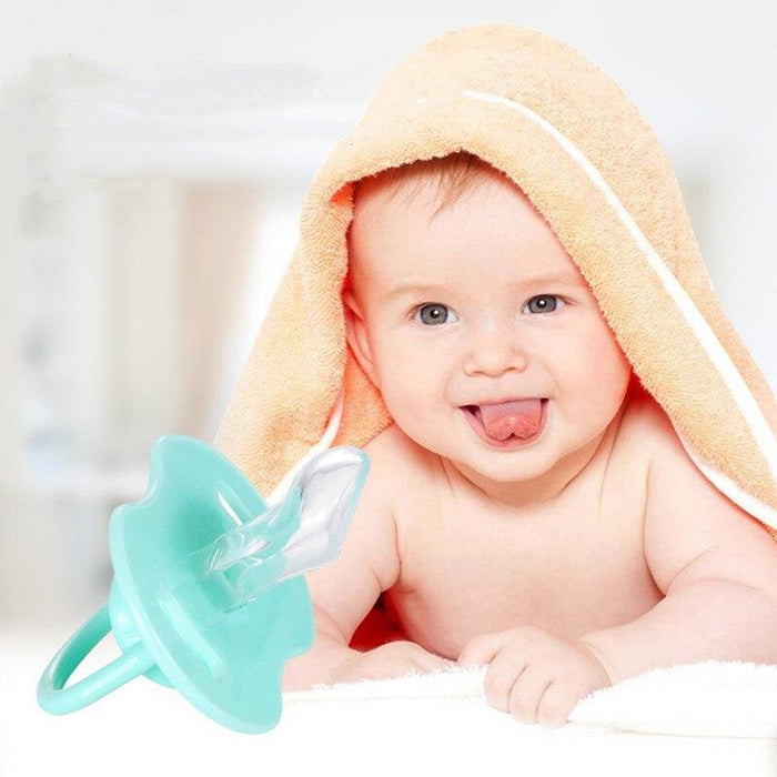 Modern Silicone Baby Pacifier — BPA-Free, Symmetrical & Skin-Soft - Multiple Designs