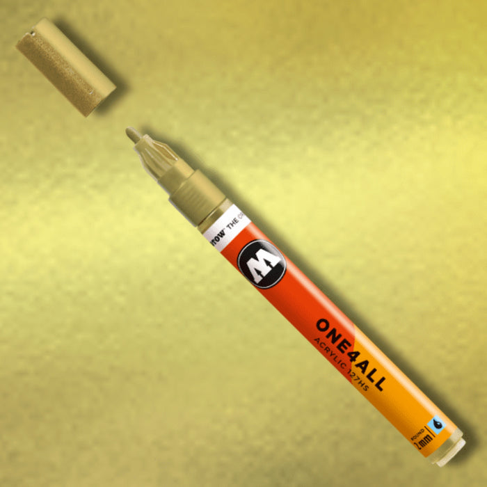Molotow ONE4ALL Marker 127HS - 228 Metallic Gold