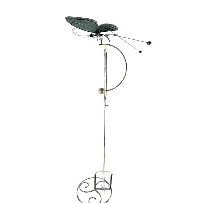 Monarch Butterfly Garden Rocker – Kinetic Metal Stake, 50" Tall