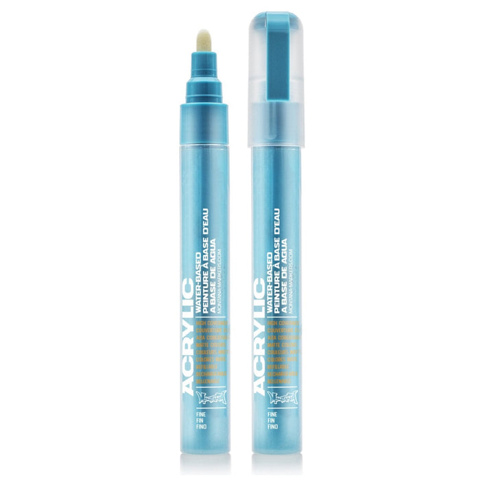 Montana Acrylic Marker 2mm Fine - 100% Cyan