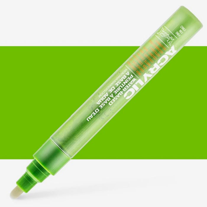 Montana Acrylic Marker 2mm Fine - Shock Green Light