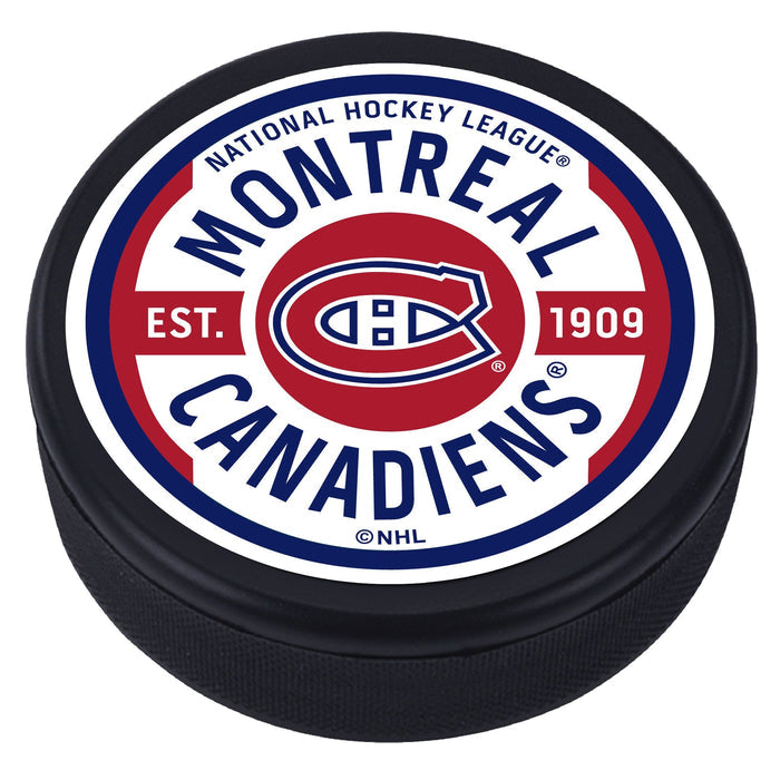 Montreal Canadiens Gear Textured Puck
