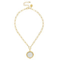 Mother of Pearl Seashell Necklace