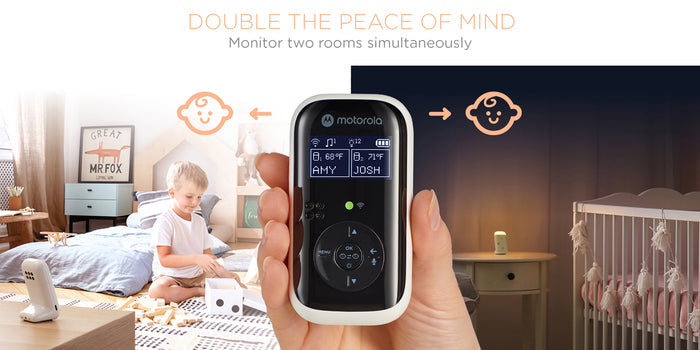 PIP15-2 MULTI HD Audio Baby Monitor - Dual room monitoring