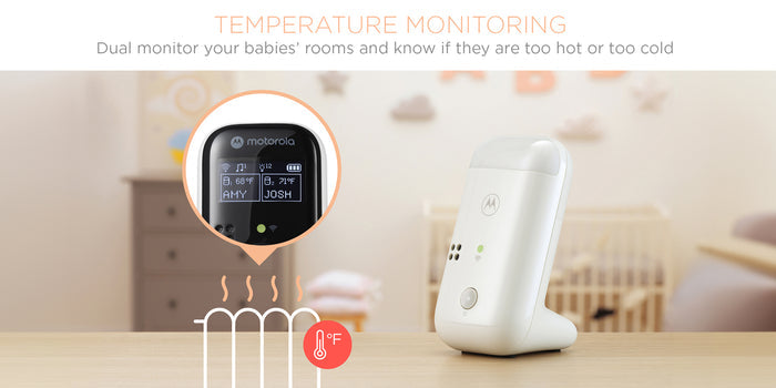 PIP15-2 MULTI HD Audio Baby Monitor - Temperature monitoring