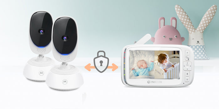 Motorola VM75-2 Video Baby Monitor, 2 Cameras, No WiFi