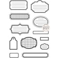 MULTI ÉTIQUETTES  Acrylic Stamp