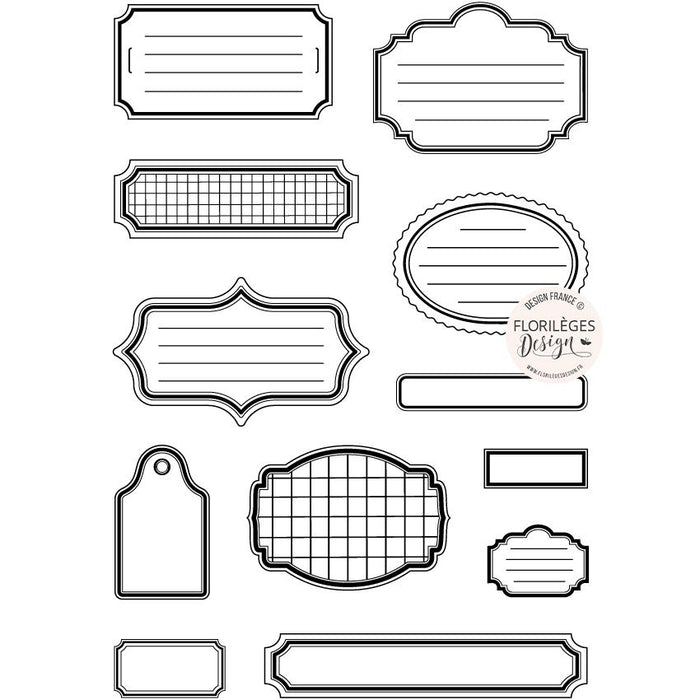 MULTI ÉTIQUETTES  Acrylic Stamp