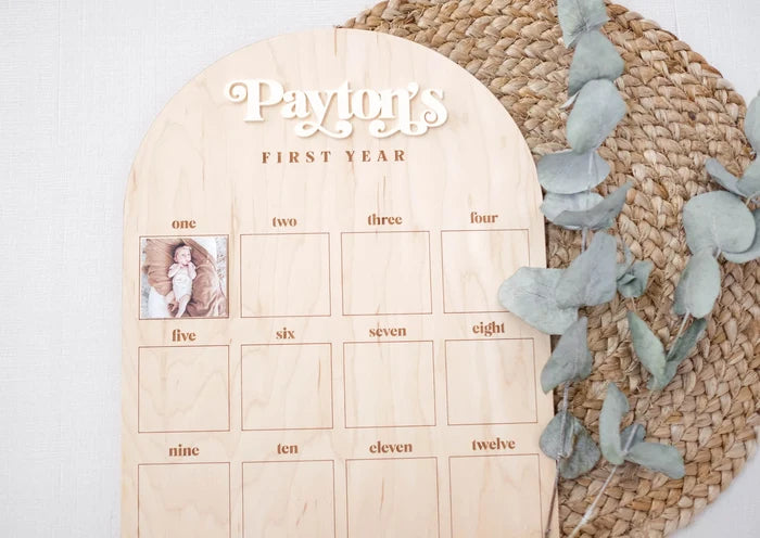 My First Year Memory Board