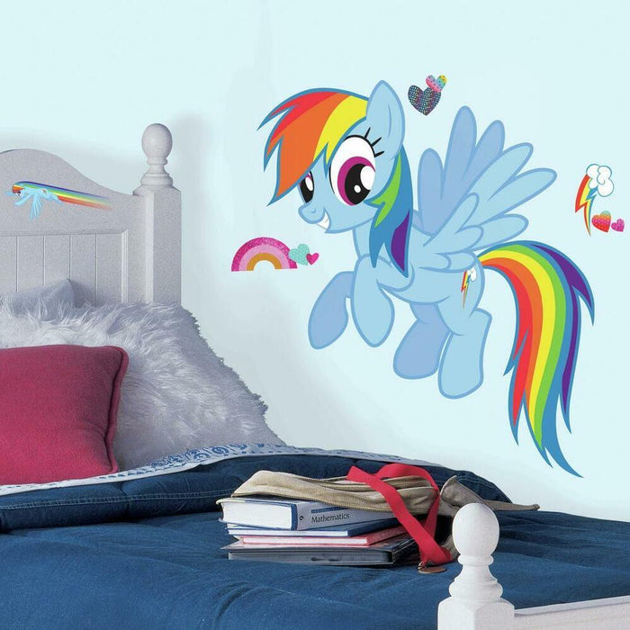 MY LITTLE PONY RAINBOW DASH PEEL AND STICK GIANT WALL DECALS