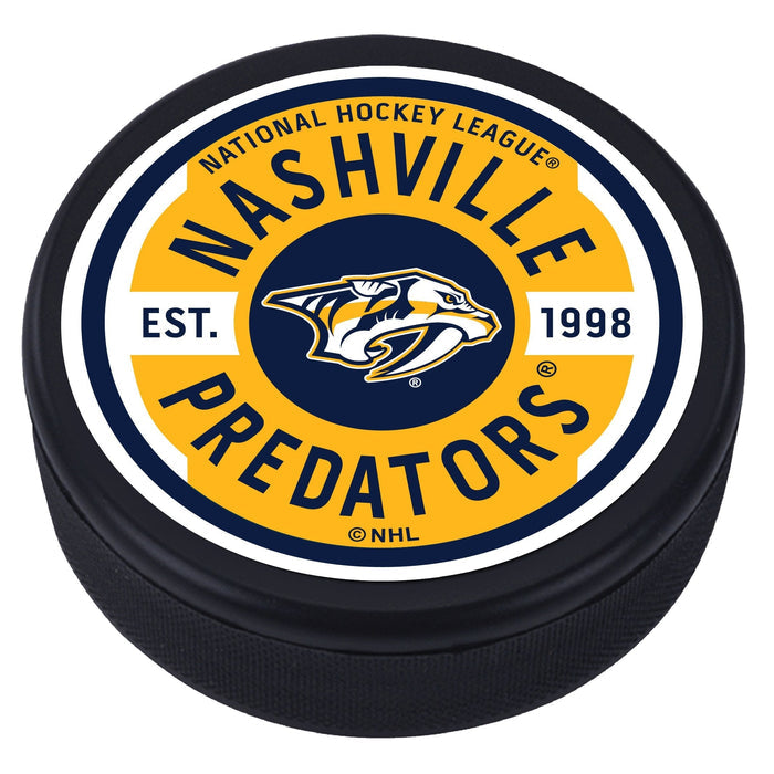 Nashville Predators Gear Textured Puck