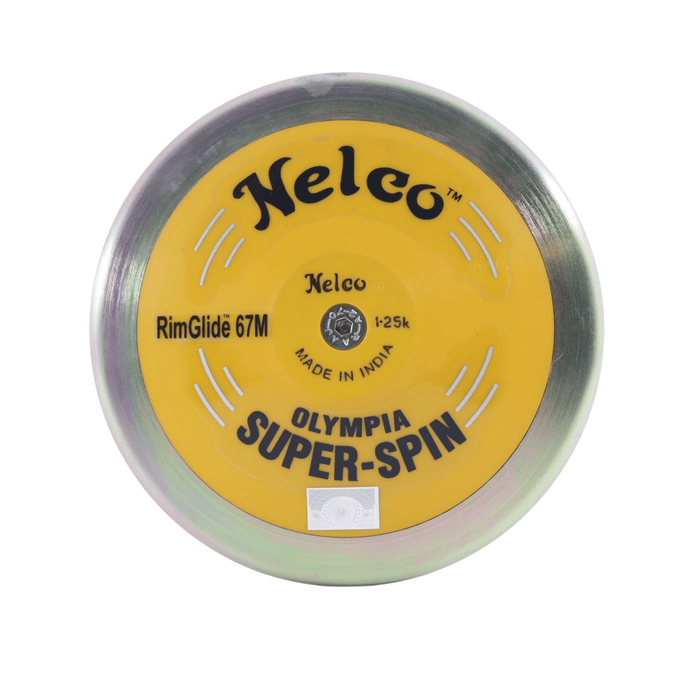 Nelco Olympia Super Spin Discus | Yellow side plates | 1.25 kg