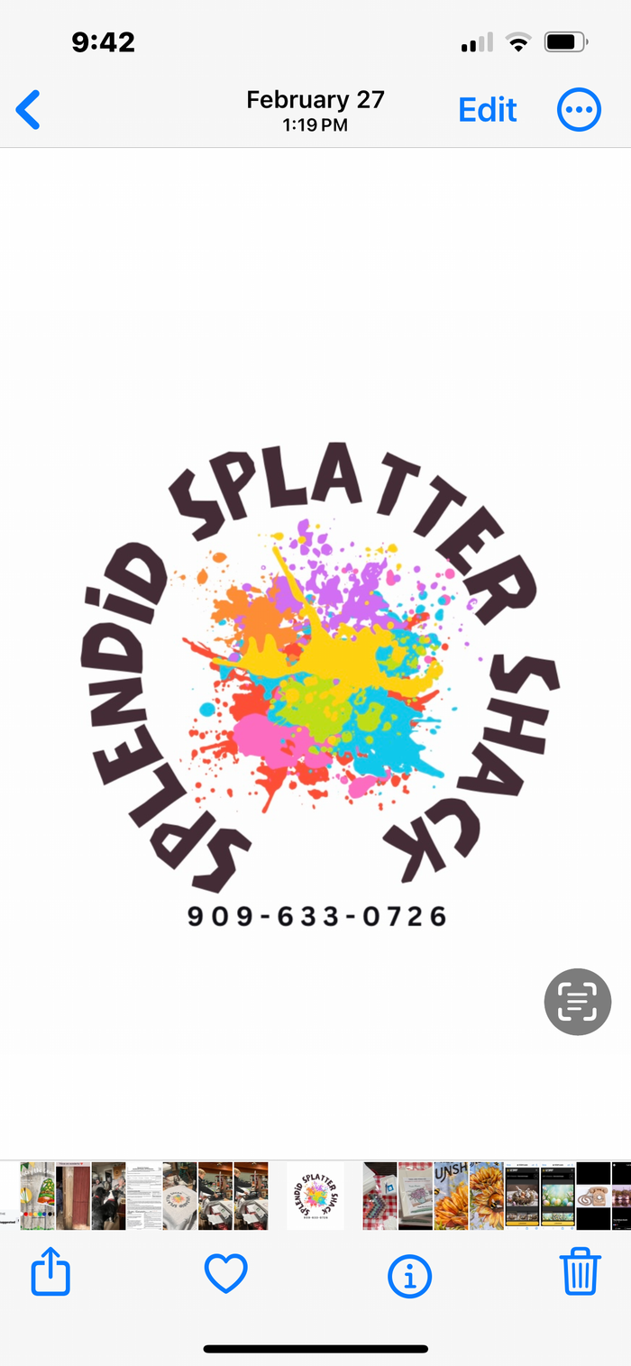 Neon Splatter Paint Event