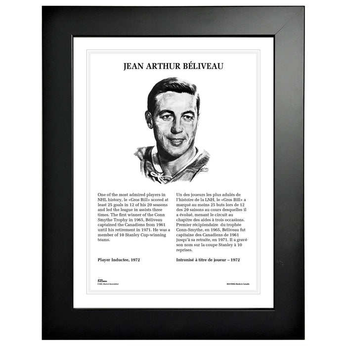 NHL Legends | 12" x 16" Frame | 1972 Jean Beliveau
