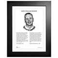NHL Legends | 12" x 16" Frame | 1976 Johnny Bower