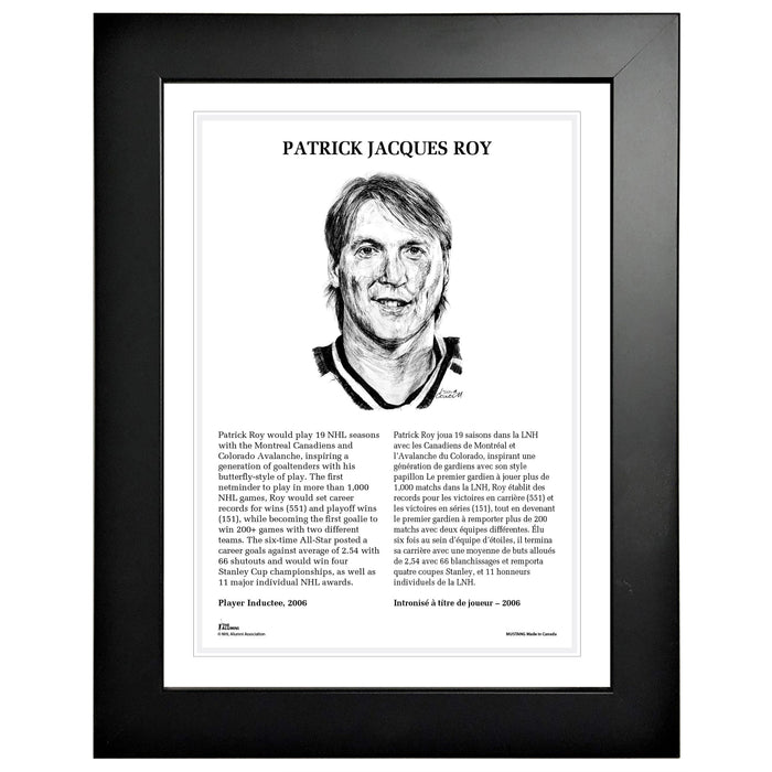 NHL Legends | 12" x 16" Frame | 2006 Patrick Roy