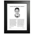 NHL Legends | 12" x 16" Frame | 2009 Steve Yzerman
